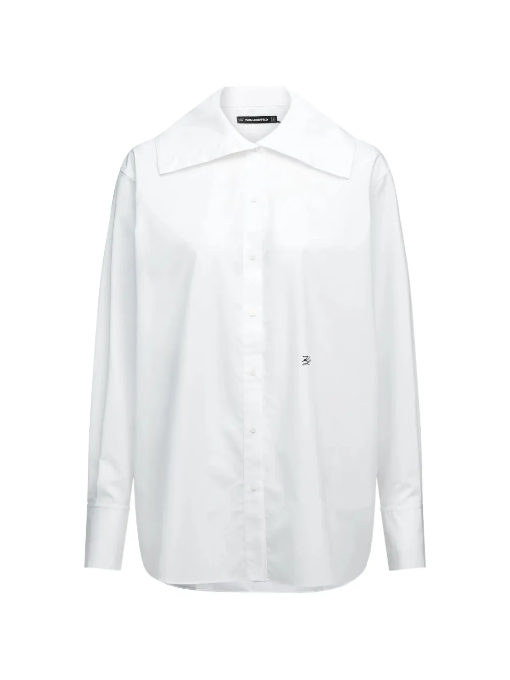 Karl Lagerfeld Camicia con colletto oversize - Bianco
