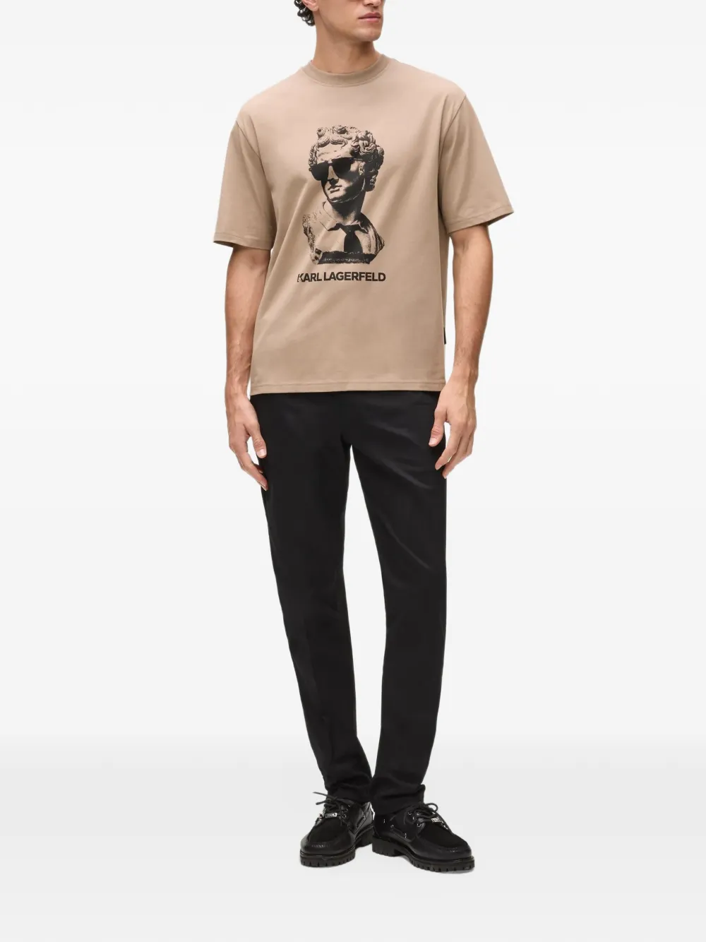 Karl Lagerfeld slim-fit chino trousers Zwart