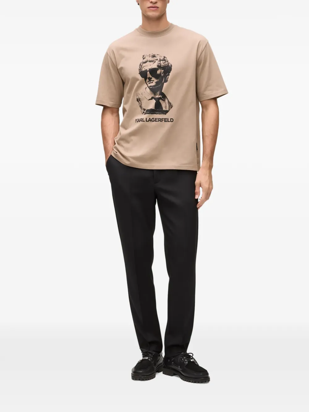 Karl Lagerfeld slim-fit chino trousers Zwart