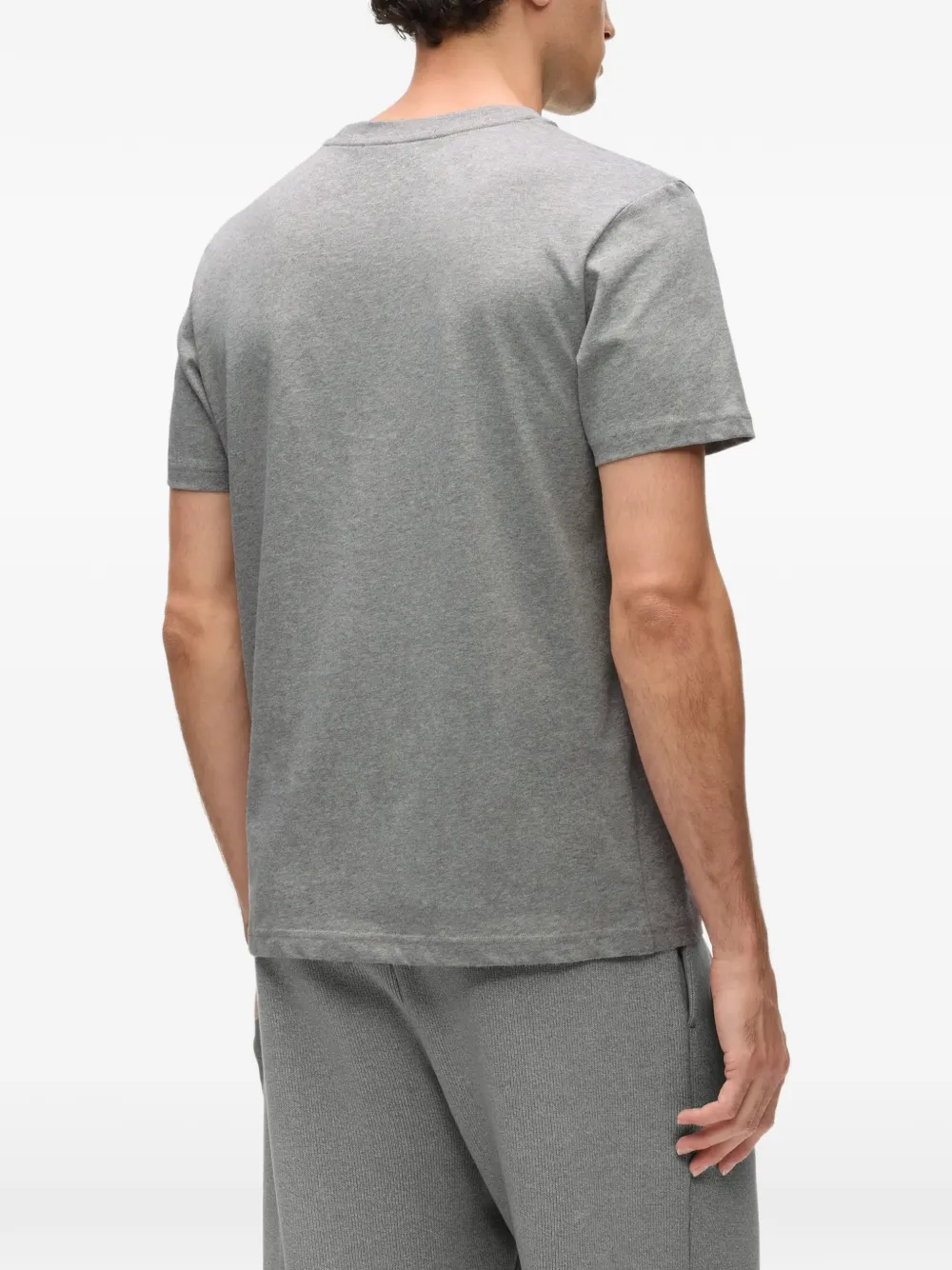 Karl Lagerfeld logo-patch T-shirt Grijs