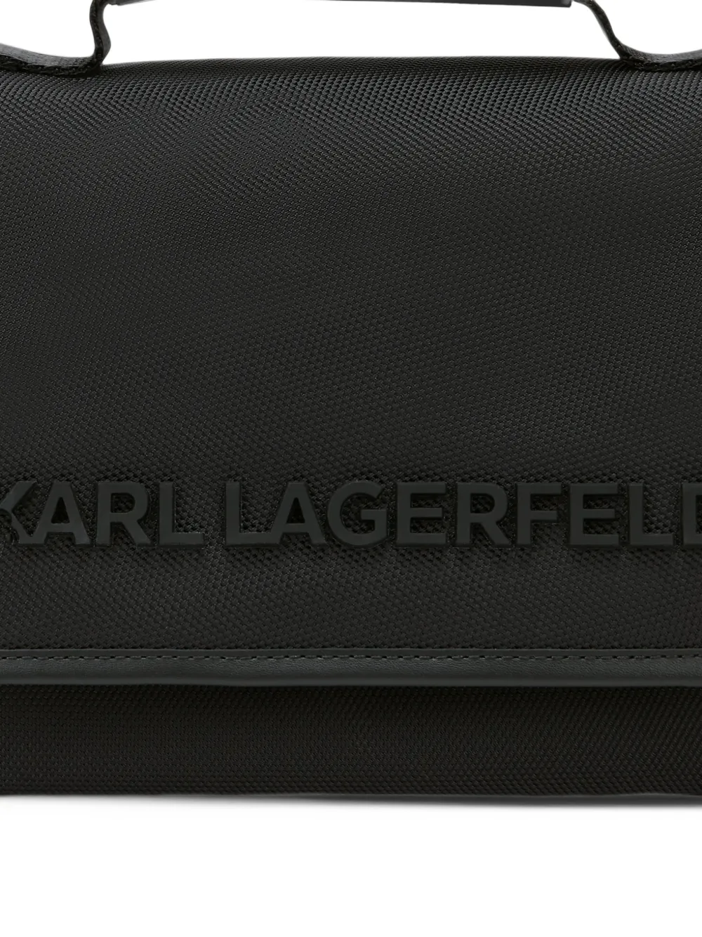 Karl Lagerfeld K Nomad logo-embossed wash bag Zwart