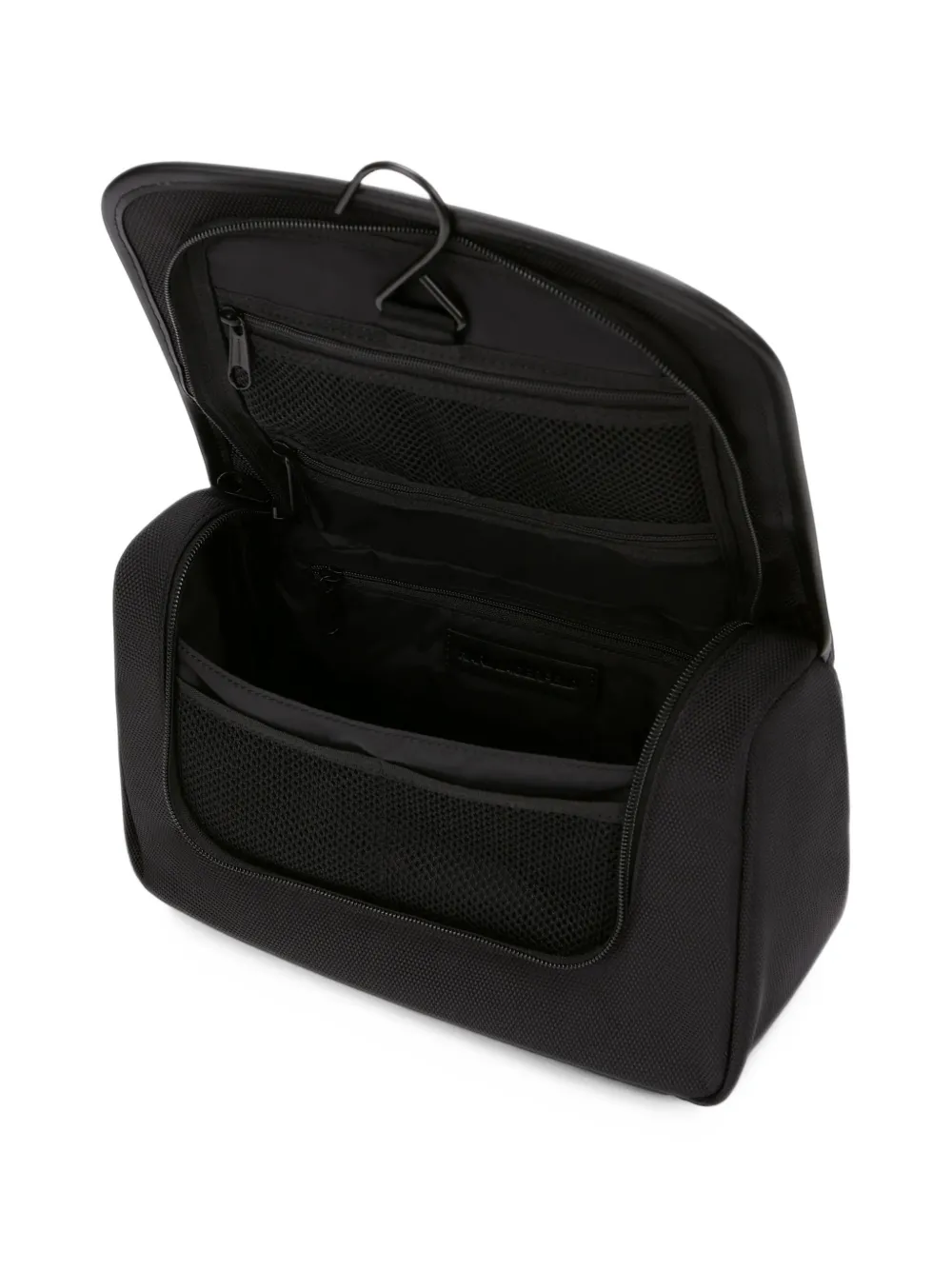 Karl Lagerfeld K Nomad logo-embossed wash bag Zwart