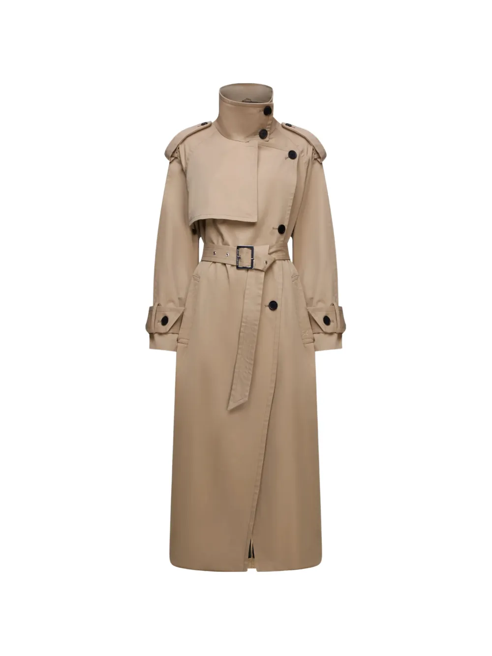 Karl Lagerfeld belted trench coat Beige