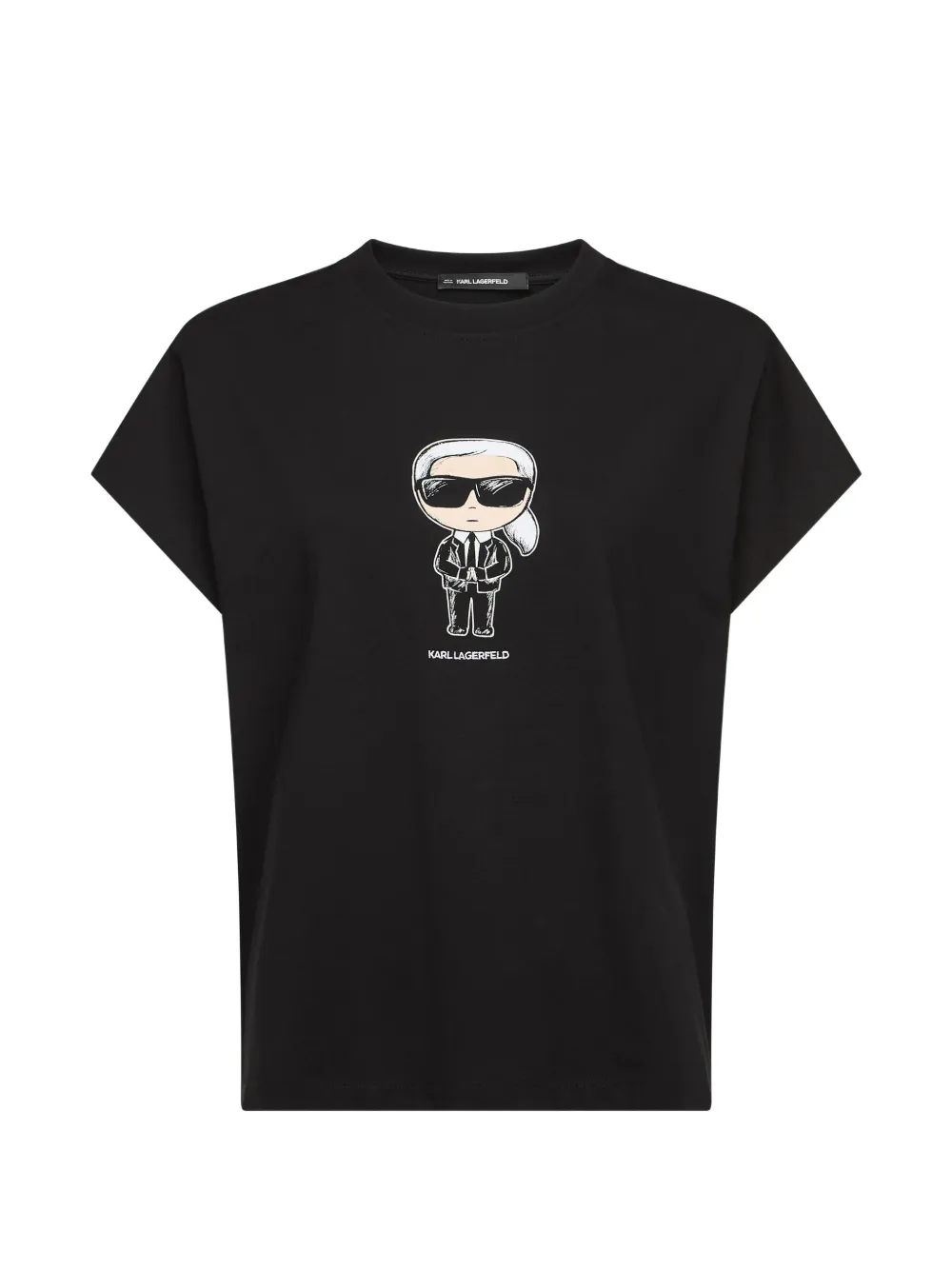 Karl Lagerfeld Ikon Karl sketch T-shirt - Schwarz