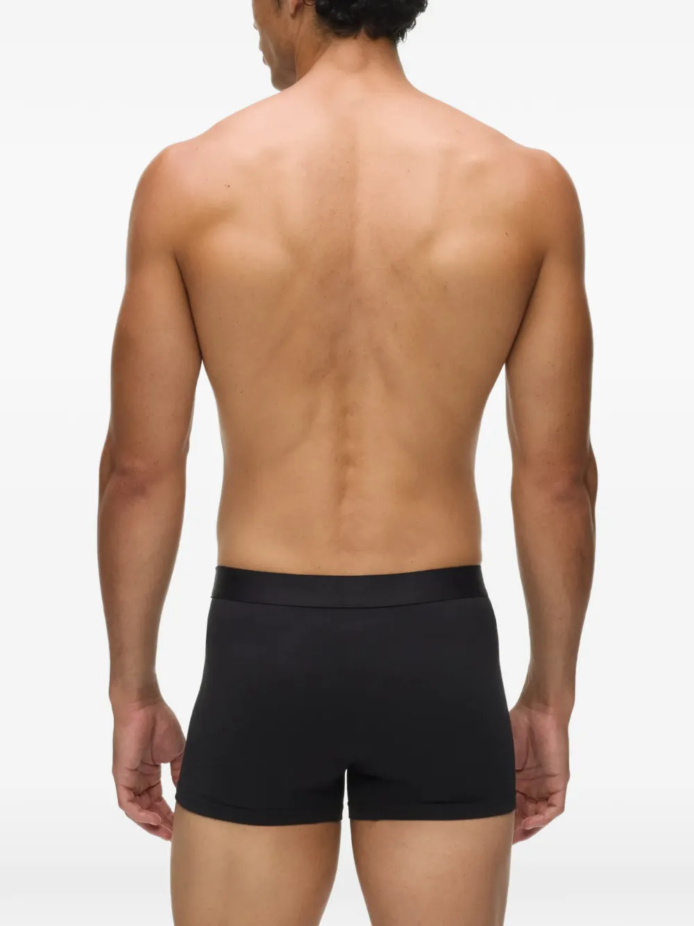 Karl Lagerfeld Drie boxershorts met logoband Blauw