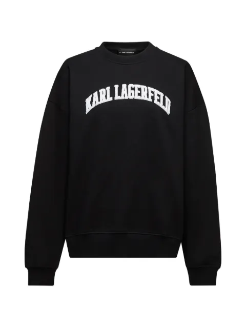 Karl Lagerfeld logo-embroidered sweatshirt