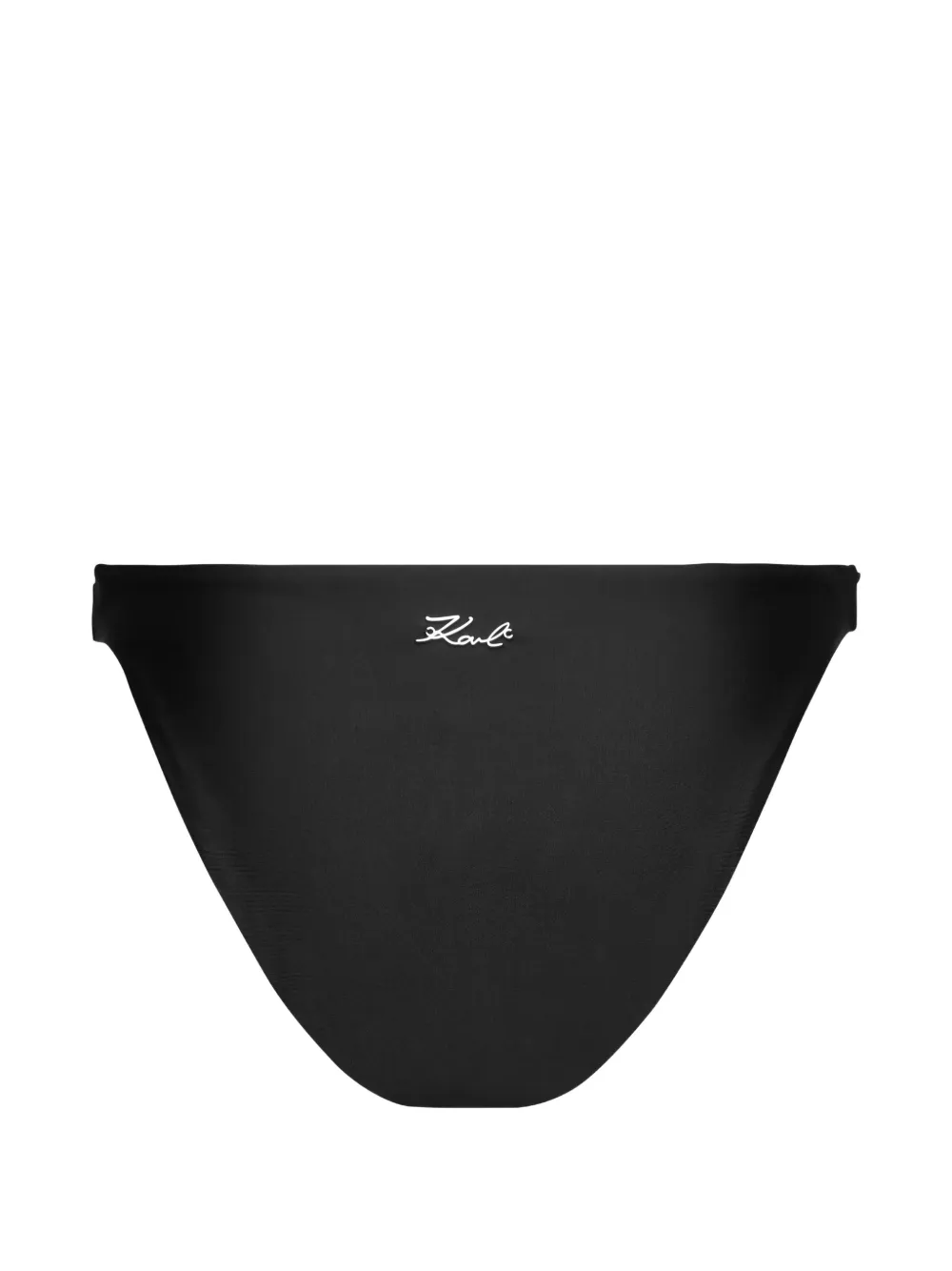 Karl Lagerfeld Signature studded bikini bottoms Zwart