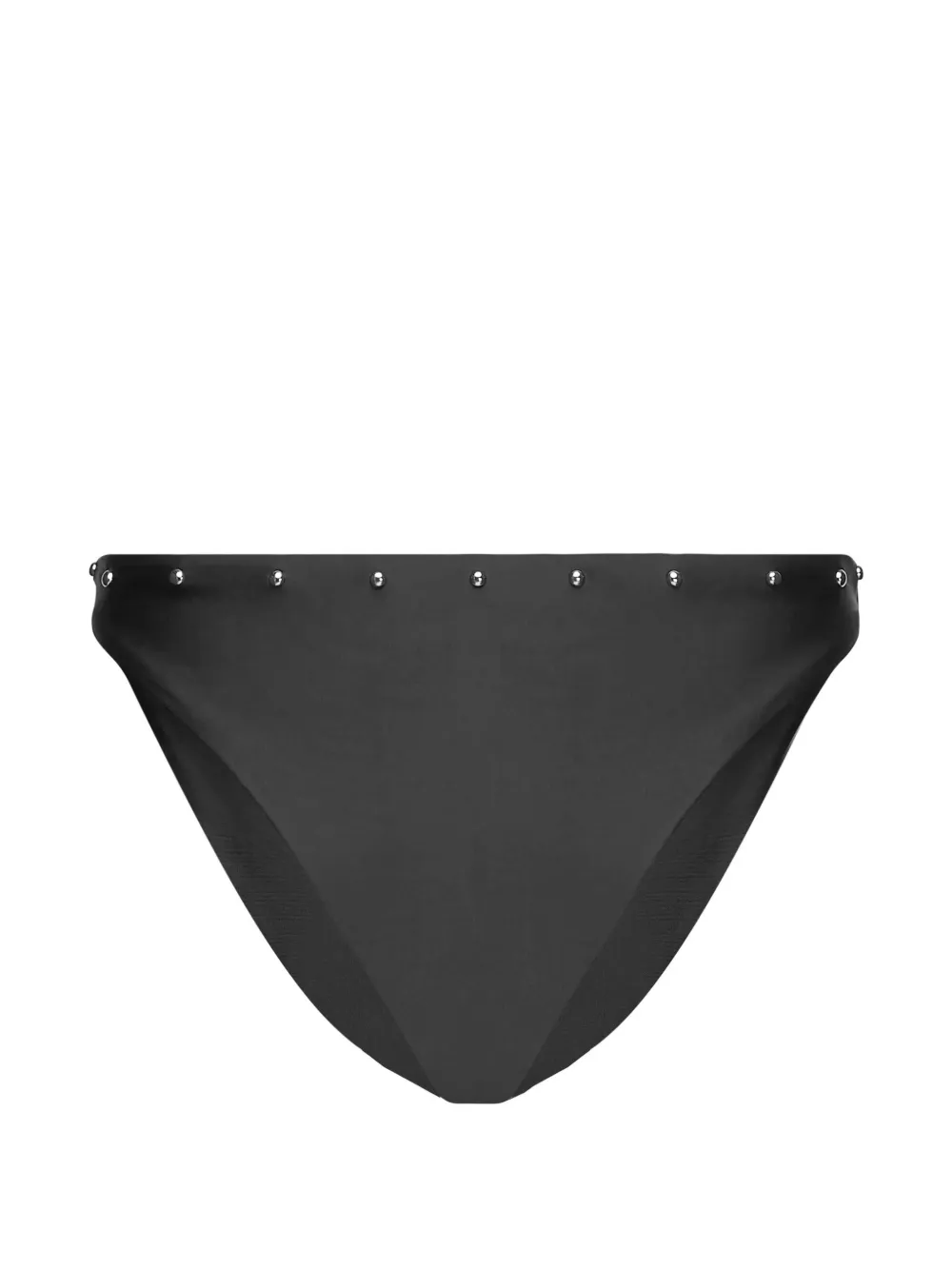 Karl Lagerfeld Signature studded bikini bottoms - Schwarz