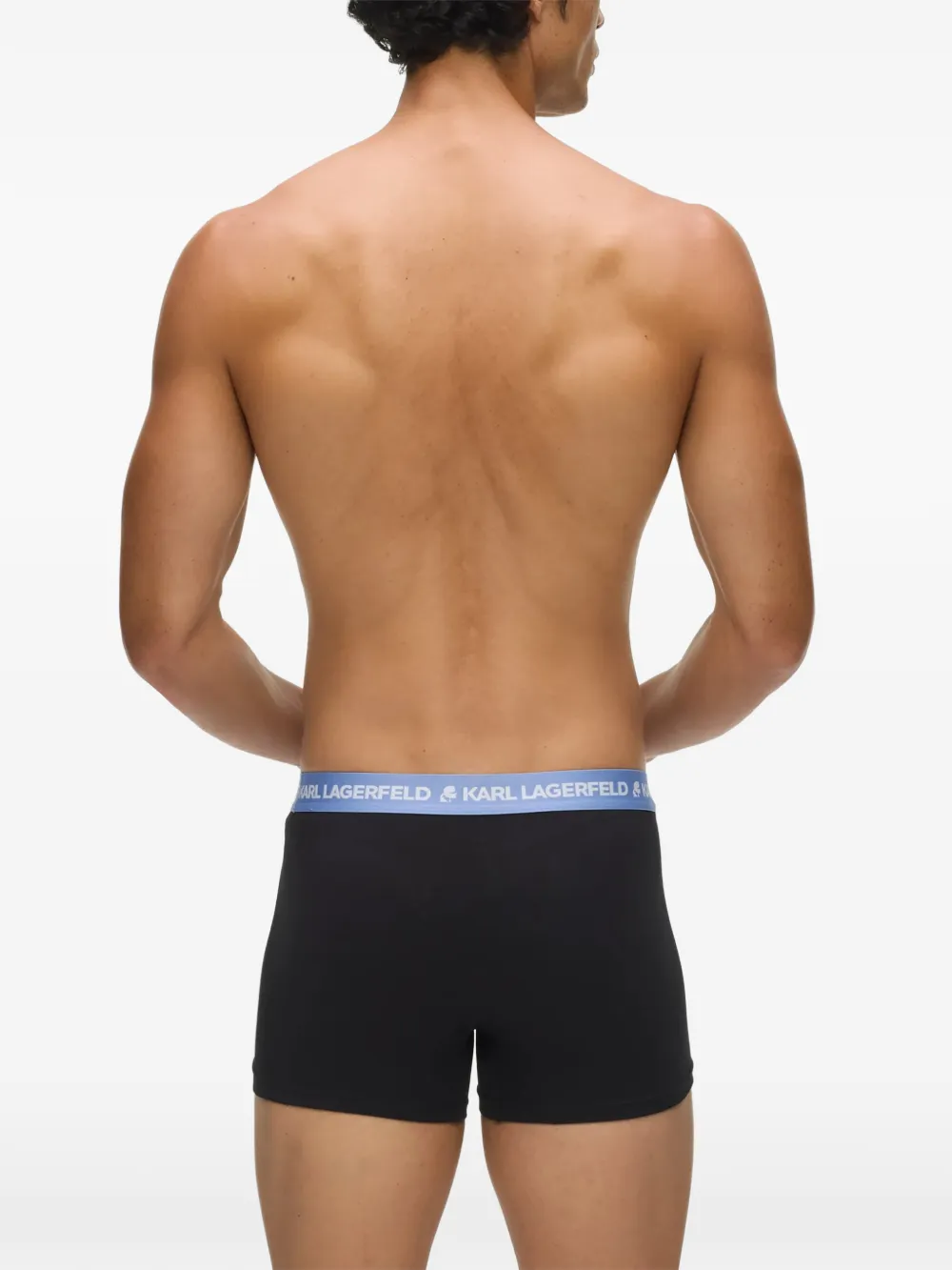 Karl Lagerfeld Boxershort met logoband Zwart