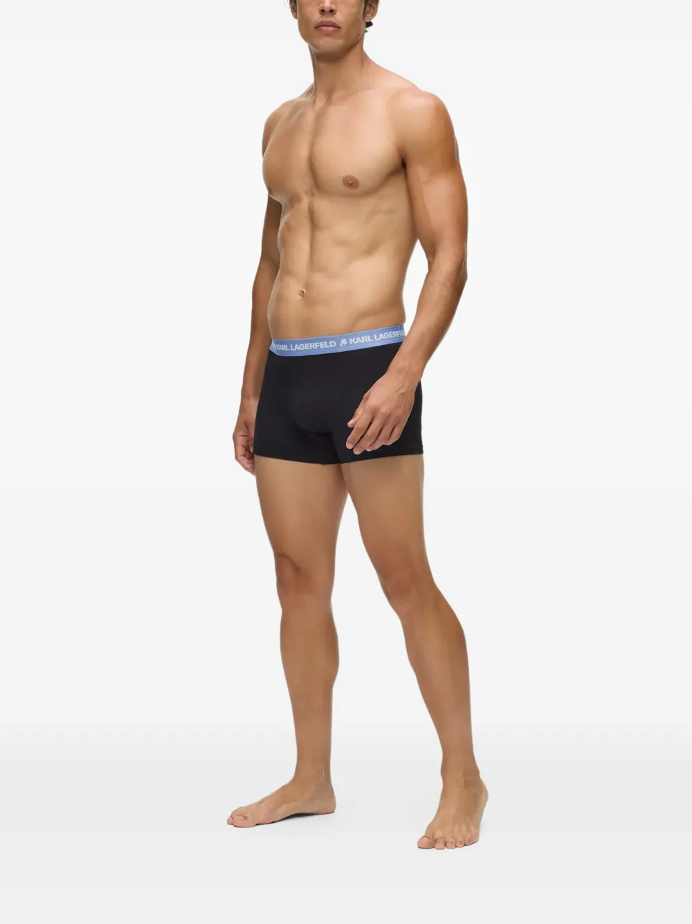 Karl Lagerfeld Boxershort met logoband Zwart