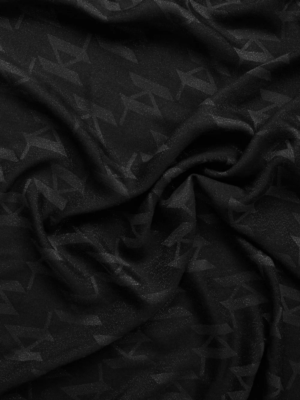 Karl Lagerfeld Ikon shimmer scarf Zwart