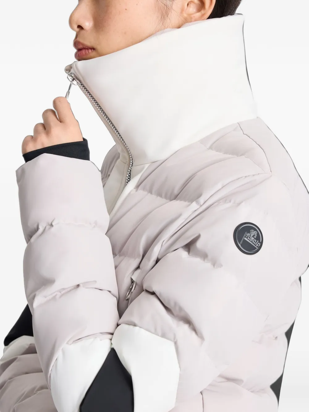 Fusalp Clarisse quilted ski suit Wit