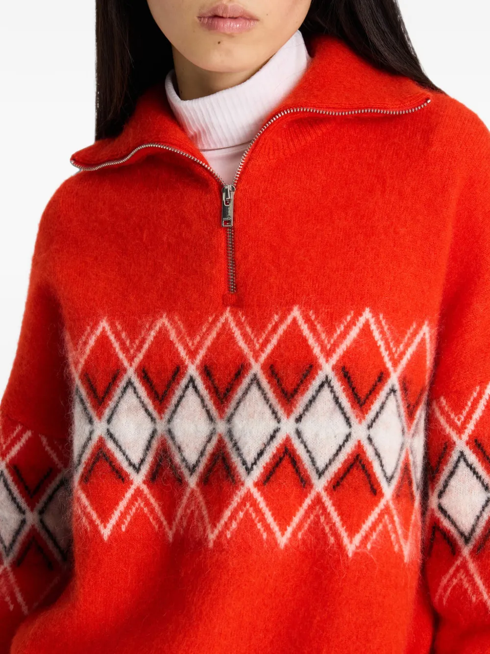 Fusalp Mireva Sweater in Red, view 5