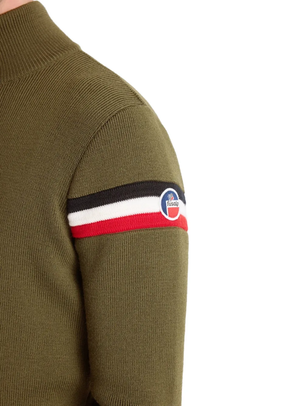 Fusalp Wengen zip-neck sweater Groen