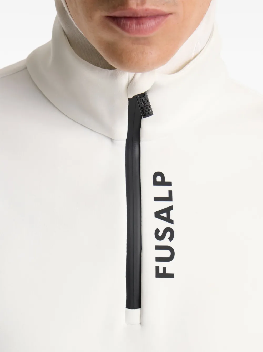 Fusalp Timothy logo-print sweater Wit