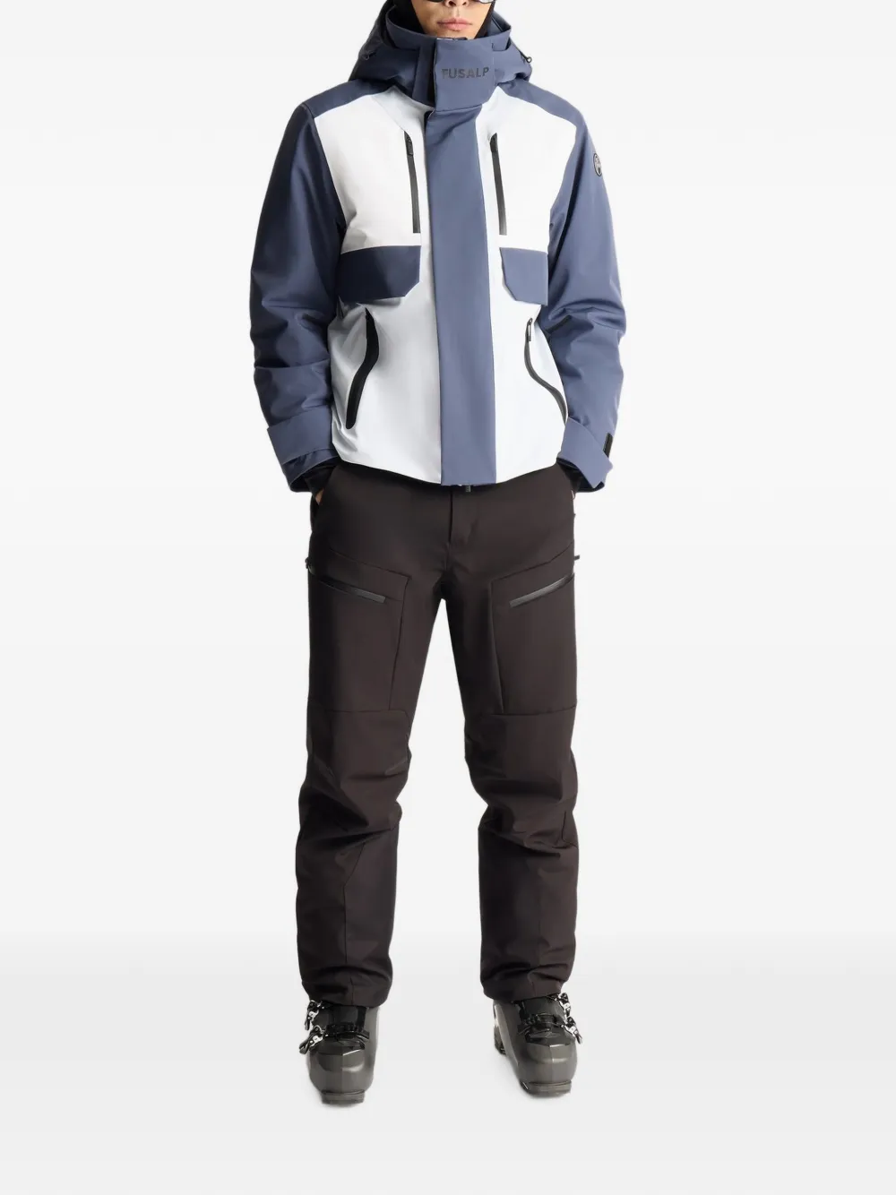 Fusalp John colour-block ski jacket Wit
