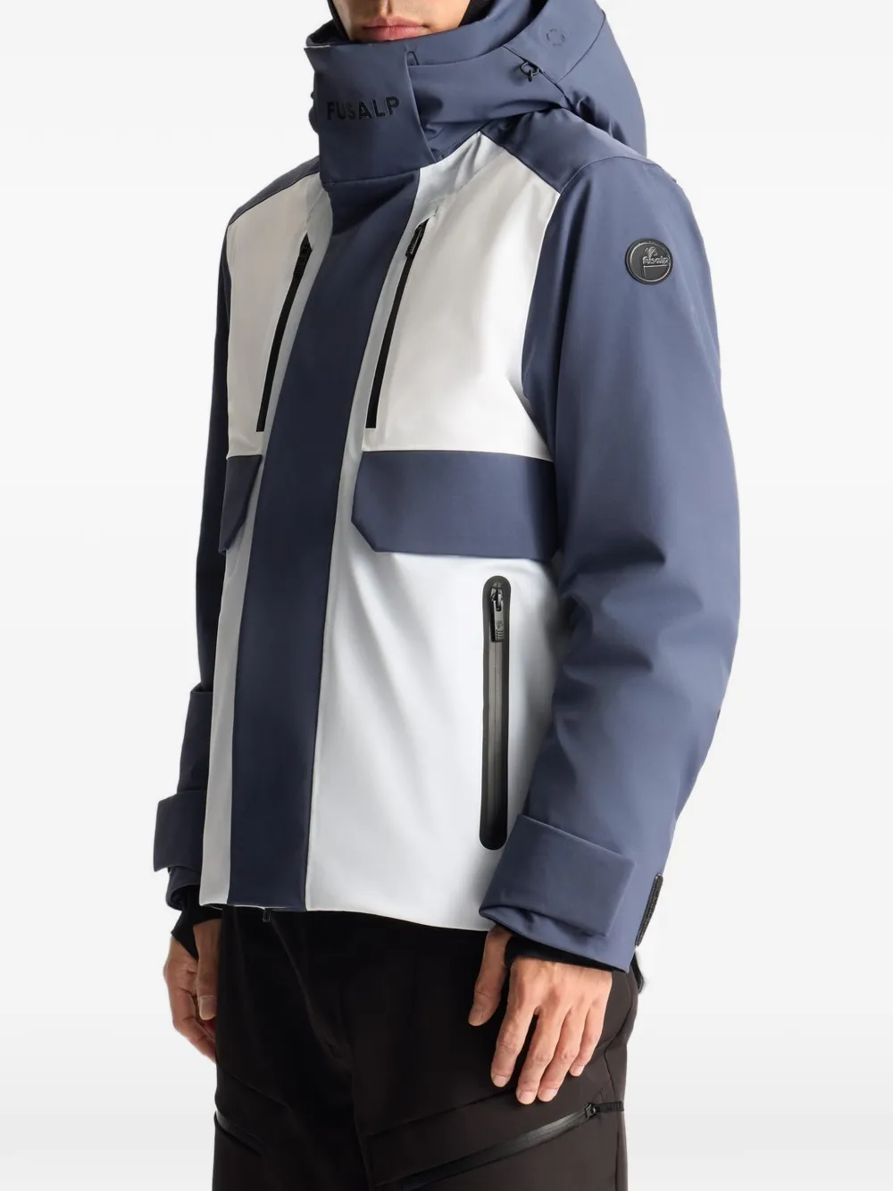 Fusalp John colour-block ski jacket Wit