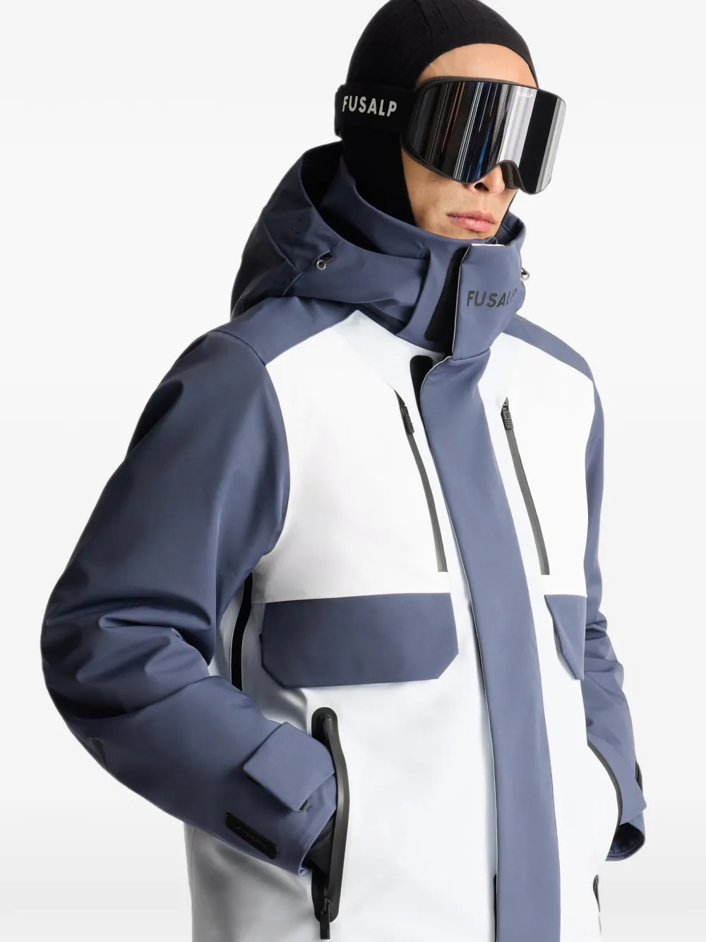 Fusalp John colour-block ski jacket Wit