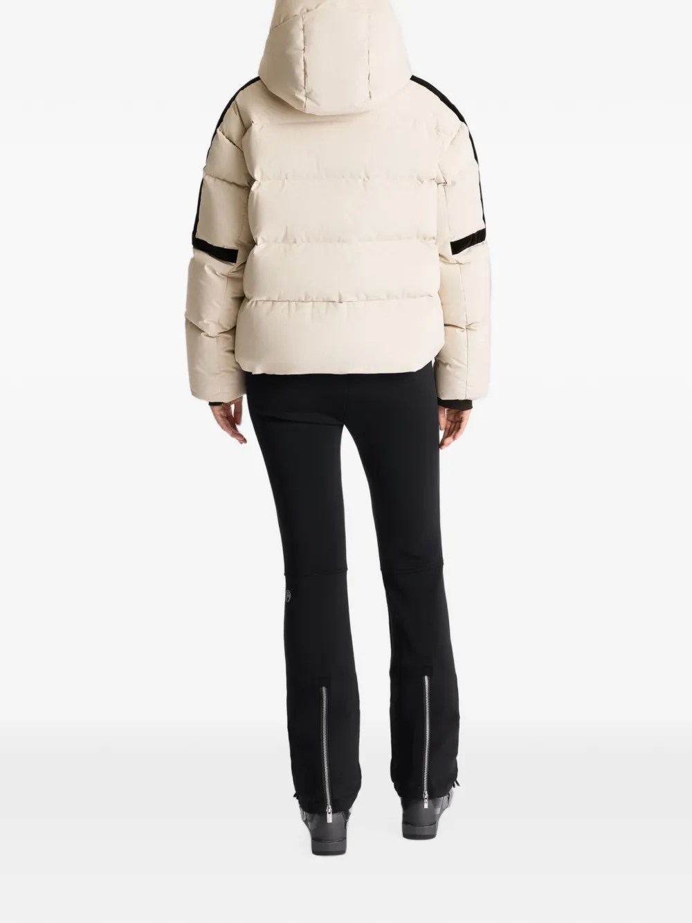 Fusalp Barsy hooded puffer jacket Beige