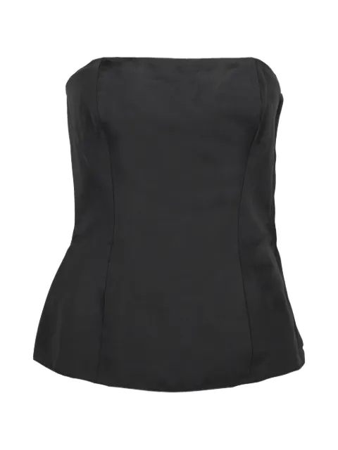 Guy Laroche Pre-Owned strapless panelled top