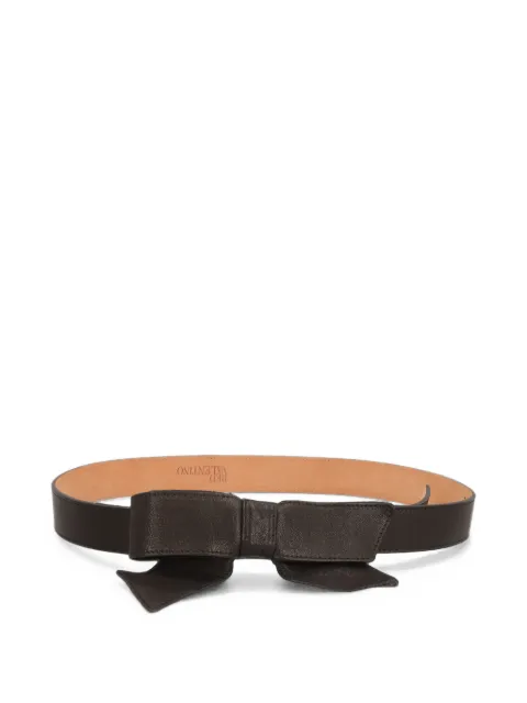 RED Valentino bow-detail leather belt