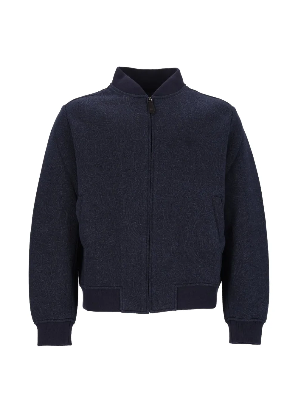 ETRO jacquard bomber jacket with arnica motif - Blau