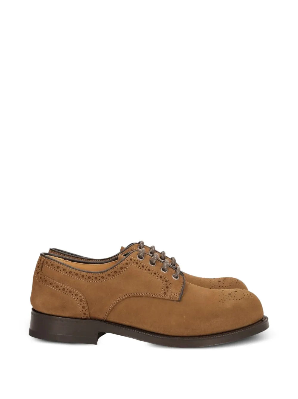 Church's suede Derby shoes - Braun