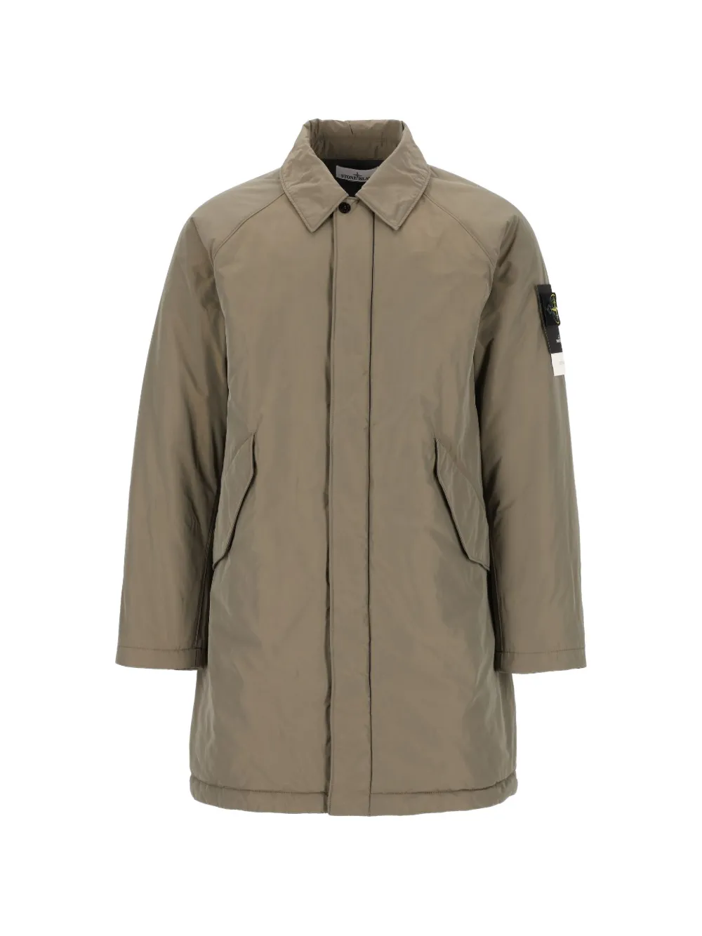 Stone Island 7100002 micro twill padded coat - Neutrals