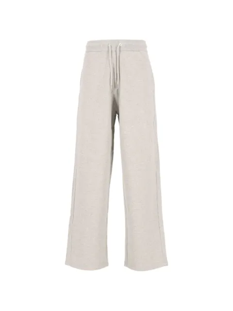 AMI Paris grey cotton track pants with Ami de Coeur