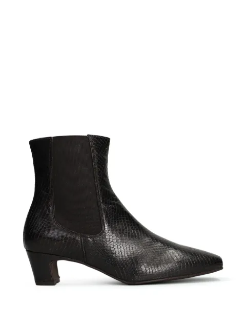 Pedro Miralles snakeskin-effect ankle boots