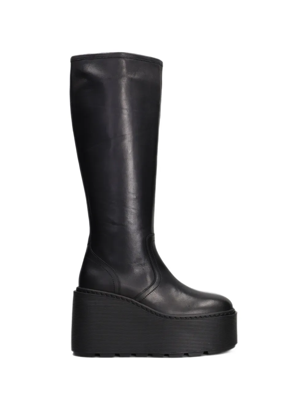 Vic Matie Platform Wedge-heel Boots In Multi