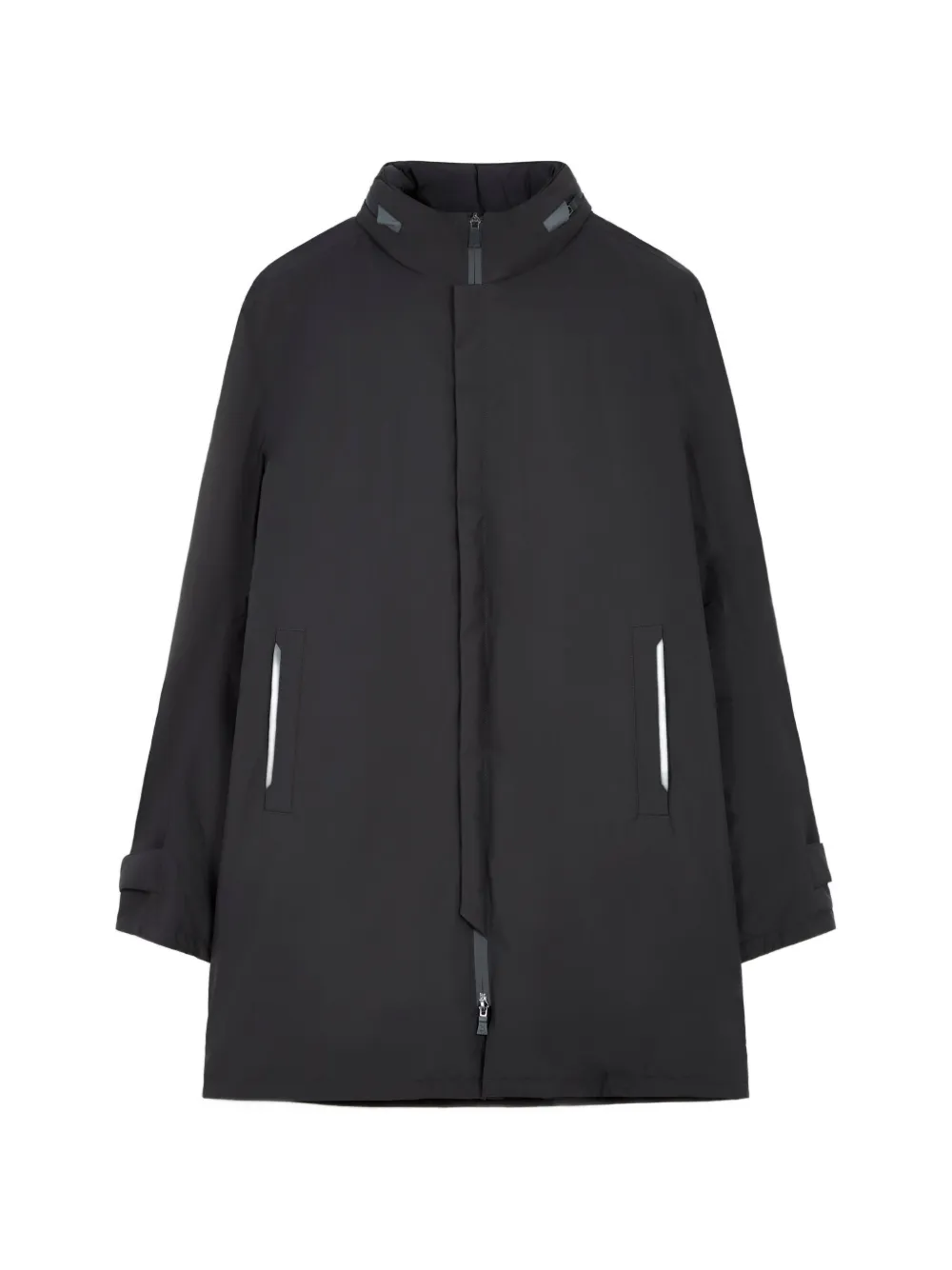 Herno padded high-neck raincoat - Grau