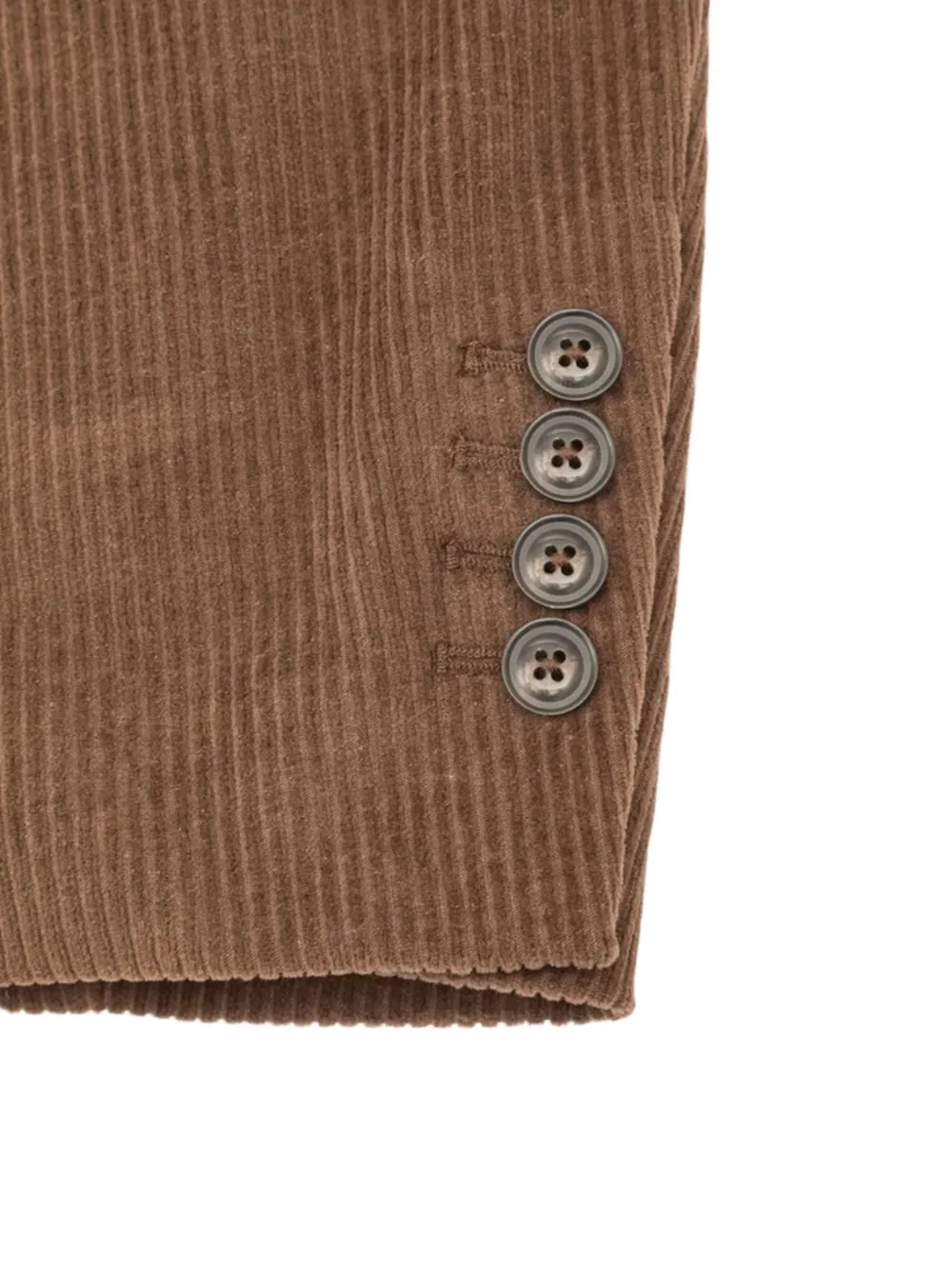 Circolo 1901 Tiny ribfluwelen blazer met enkele rij knopen Bruin