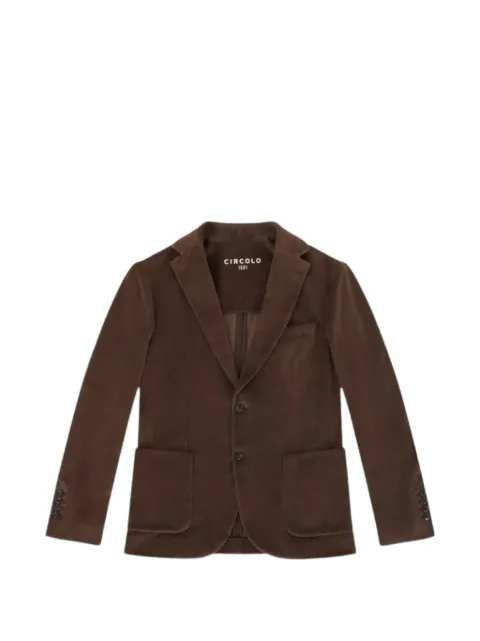 Circolo 1901 Blazer Tiny de veludo cotelê com abotoamento simples