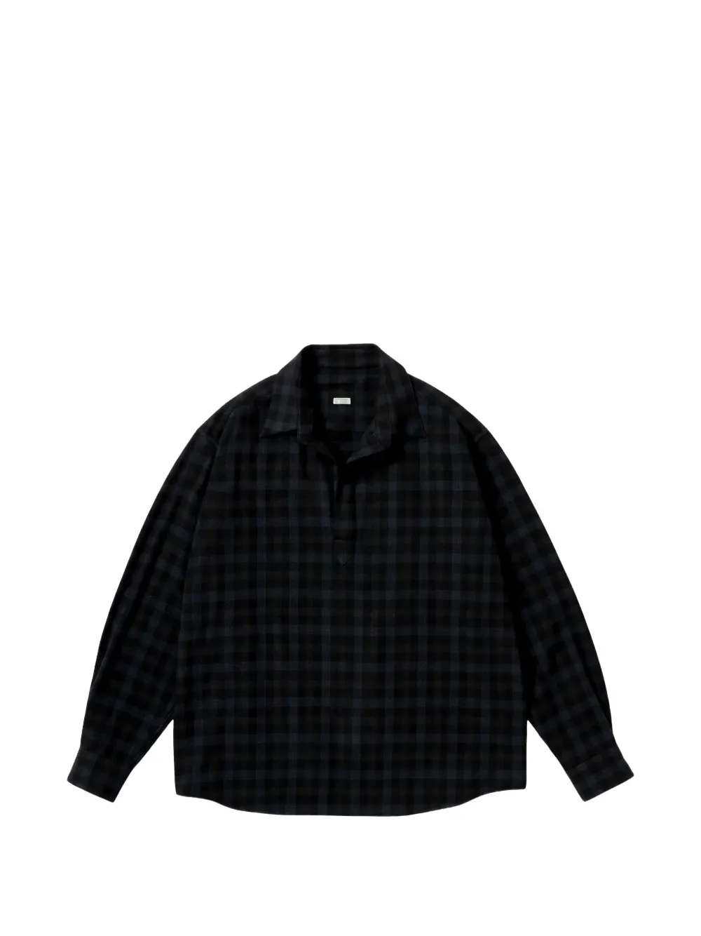 A.PRESSE checked long-sleeve shirt