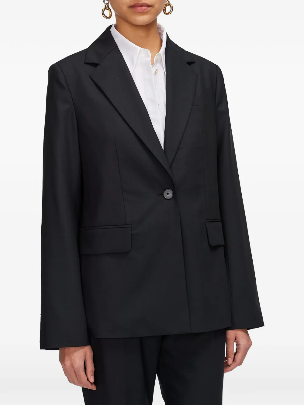 JOSEPH Jackie single-breasted blazer - Nero