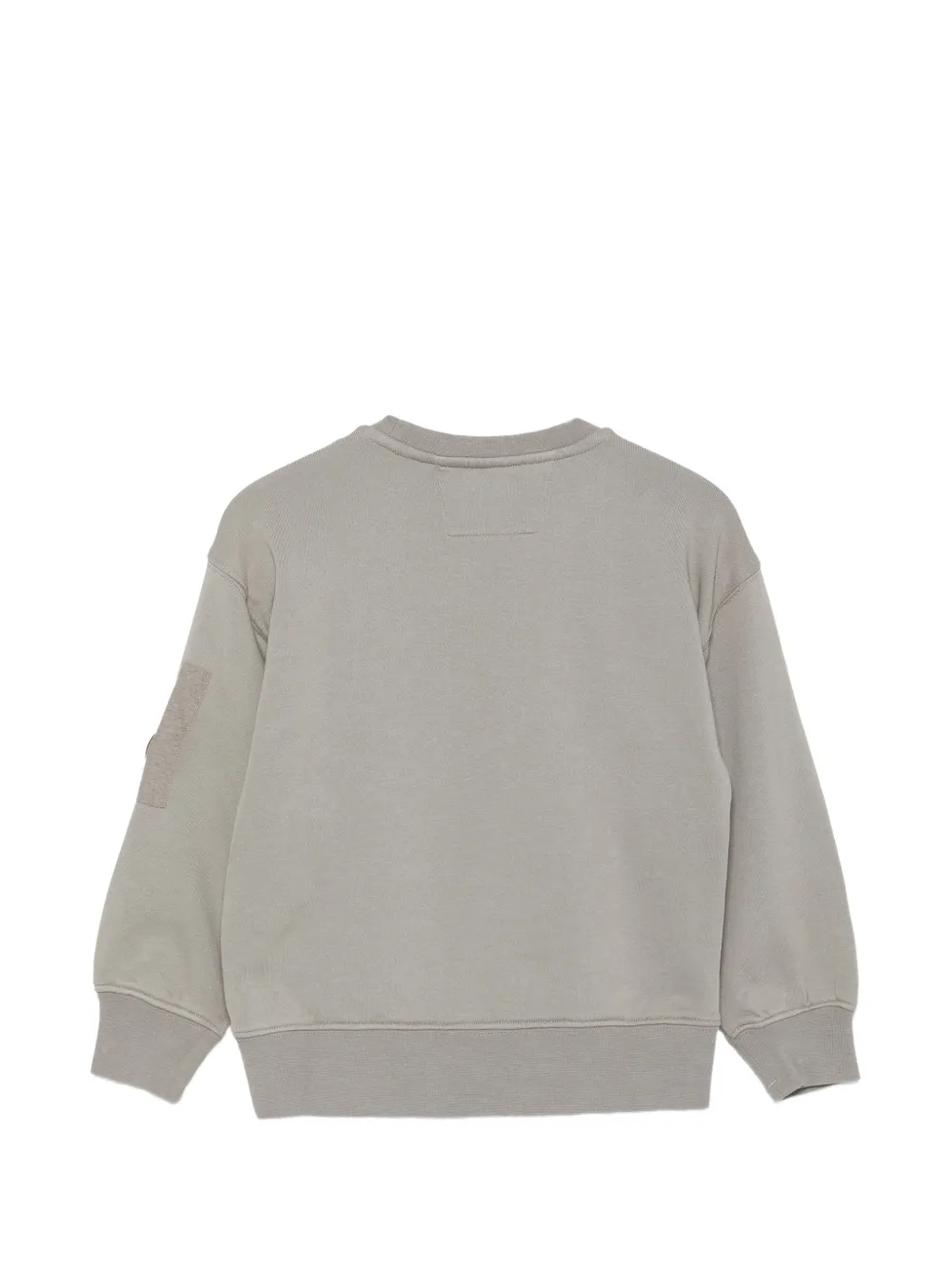 C.P. Company Kids Lens-detail panelled sweatshirt Grijs