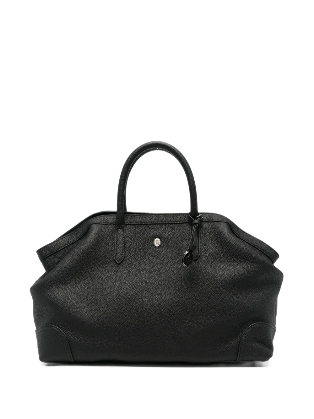 Ash Jacqueline pebbled shoulder bag - Black