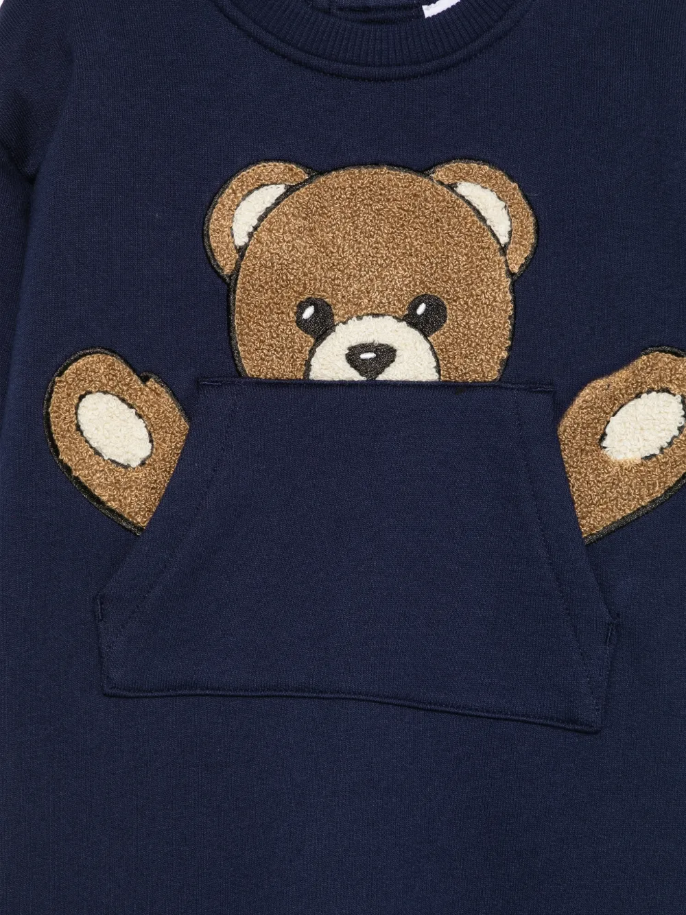 Moschino Kids Teddy Bear pyjama met patch Blauw