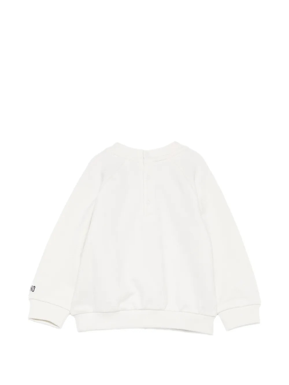 Moschino Kids Sweater met teddybeerpatch Wit