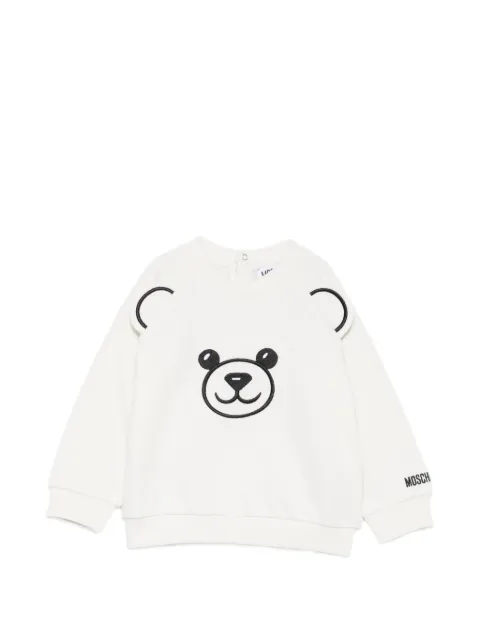 Moschino Kids Teddy Bear-patch sweatshirt