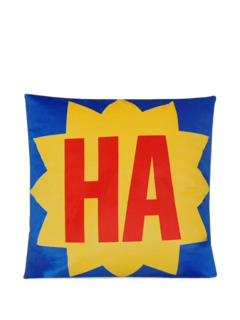 Qeeboo x C&K HA stripe-print cushion