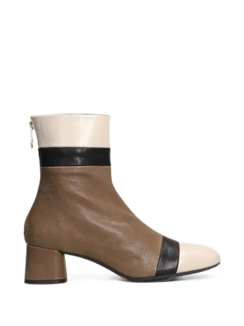 Pedro Miralles colour-block leather boots