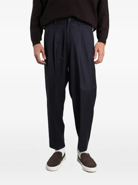 Low Brand Zen pleated-detail trousers