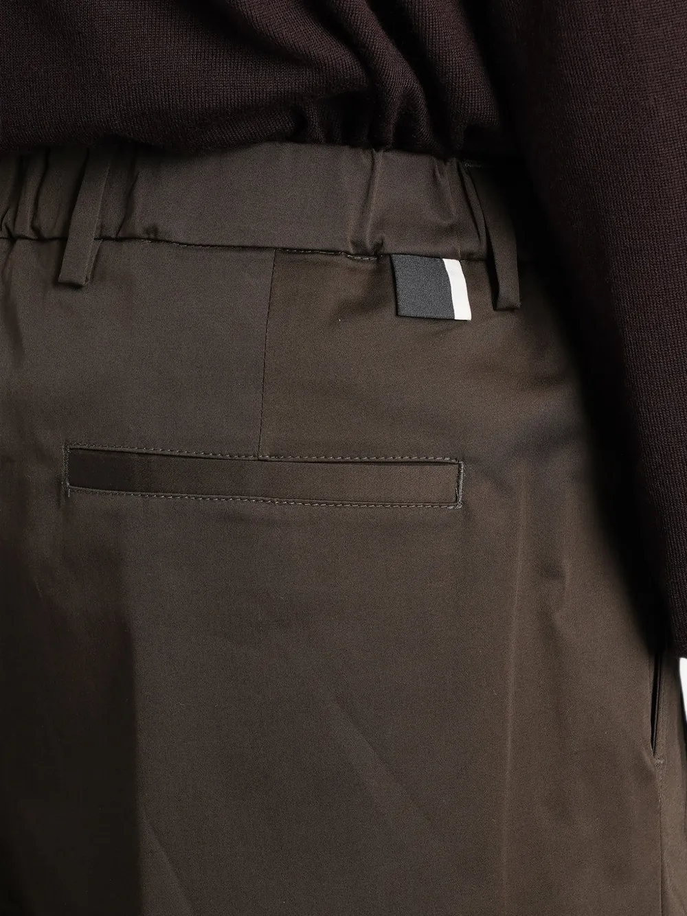Low Brand Amemura pleated tapered-leg trousers Bruin
