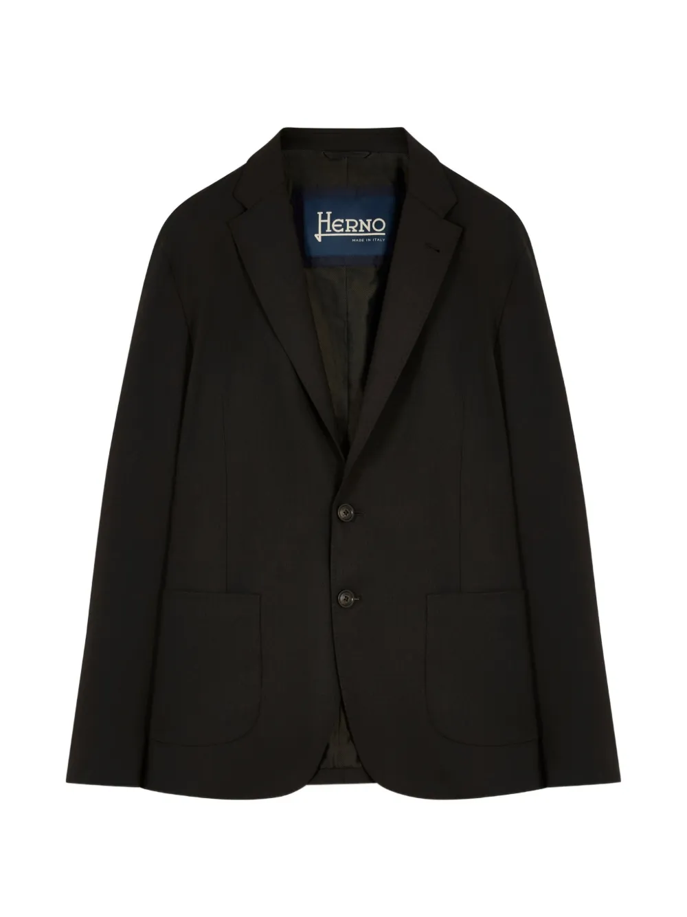 Herno logo-plaque blazer