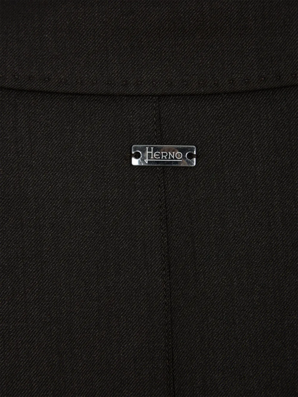 Herno logo-plaque blazer Bruin