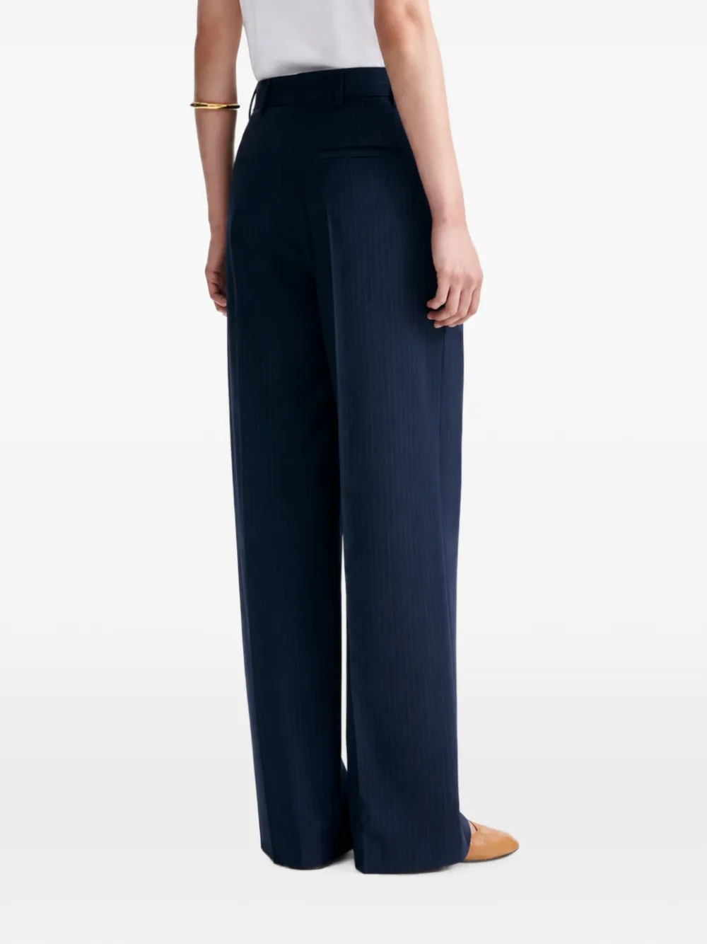 Vanessa Bruno Broek met wijde pijpen Blauw