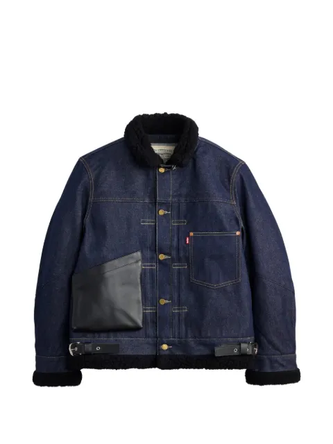sacai x Levi's chest-pocket denim jacket
