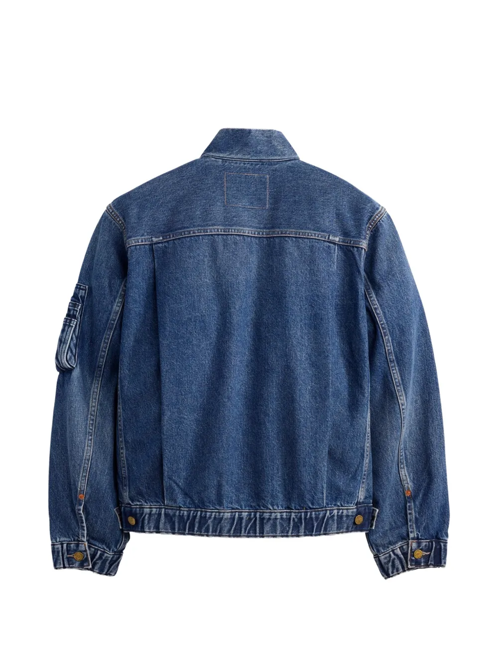 sacai x Levi's flap-pocket denim jacket Blauw